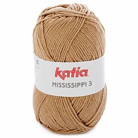 Katia Mississippi-3 - 790 beige - Katoen/Acryl Garen