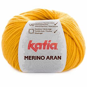 Katia Merino Aran 80 donkergeel / okergeel - Merinogaren