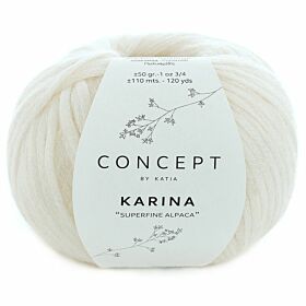 Katia Concept Karina - 80 ecru - Alpaca Lintgaren