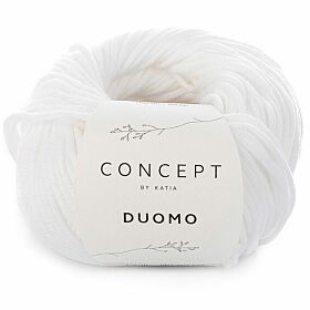 Katia Concept Duomo 80 wit / white - Viscose Garen