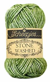 Scheepjeswol Stone Washed - 806 Canada Jade / groen - Katoen Garen