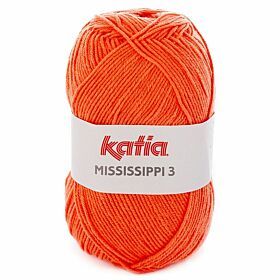 Katia Mississippi-3 - 807 lichtkoraal - Katoen/Acryl Garen