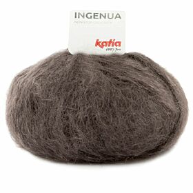 Katia Ingenua 81 donkerbruin - Mohair Garen