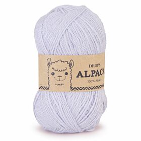 DROPS Alpaca Uni Colour - 8105 ijsblauw - Wol & Garen