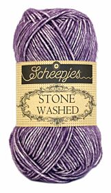 Scheepjeswol Stone Washed - 811 Deep Amethyst / paars - Katoen Garen