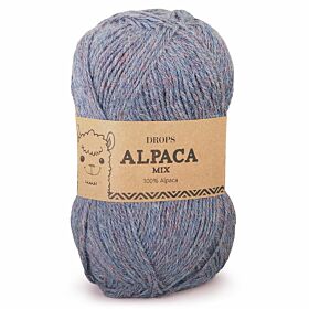 DROPS Alpaca Mix - 8120 denimblauw - Wol & Garen