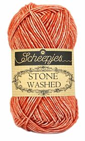 Scheepjeswol Stone Washed - 816 Coral / koraal - Katoen Garen