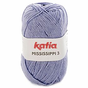 Katia Mississippi-3 - 817 blauwlila - Katoen/Acryl Garen