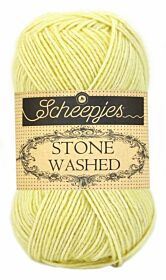 Scheepjeswol Stone Washed - 817 Citrine / citroengeel / lichtgeel - Katoen Garen