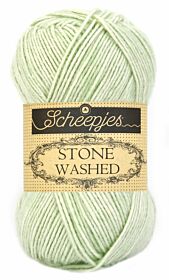 Scheepjeswol Stone Washed - 819 New Jade / lichtgroen - Katoen Garen