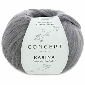 Katia Concept Karina - 82 grijs - Alpaca Lintgaren