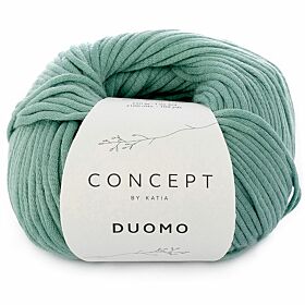 Katia Concept Duomo 82 mintgroen / witgroen - Viscose Garen