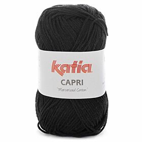 Katia Capri 82056 zwart - Katoen Garen