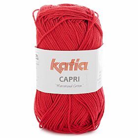 Katia Capri 82059 rood - Katoen Garen