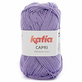 Katia Capri 82106 purperviolet / lichtpaars - Katoen Garen