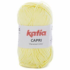 Katia Capri 82165 zachtgeel - Katoen Garen