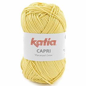 Katia Capri 82180 zachtgeel - Katoen Garen