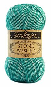 Scheepjes Stone Washed - 824 turquoise / turkoois - Katoen Garen