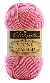 Scheepjes Stone Washed - 836 tourmaline / donkerroze - Katoen Garen