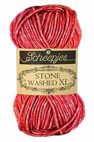 Scheepjes Stone Washed XL - 847 red jasper - Katoen Garen