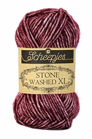 Scheepjes Stone Washed XL - 850 garnet - Katoen Garen