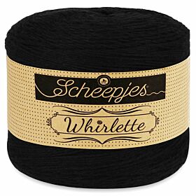 Scheepjes Whirlette 851 liquorice / zwart - Garencake