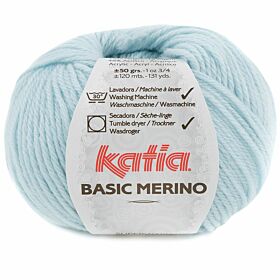 Katia Basic Merino - 86 babyblauw - Wol/Acryl Garen