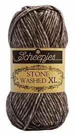Scheepjes Stone Washed XL - 869 obsidian - Katoen Garen