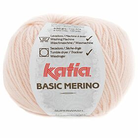 Katia Basic Merino - 87 babyroze - Wol/Acryl Garen