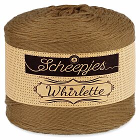 Scheepjes Whirlette 887 macadamia / lichtbruin - Garencake
