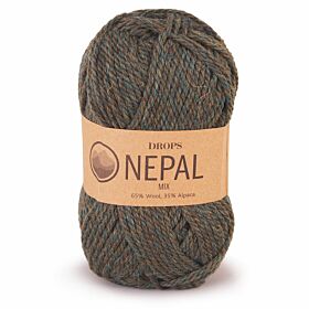 DROPS Nepal Mix - Wol & Breigaren - GD0047-8906 bosgroen