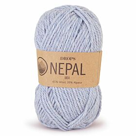 DROPS Nepal Mix - 8907 mist - Wol & Garen
