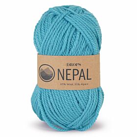 DROPS Nepal Uni Colour - 8911 zeeblauw - Wol & Garen