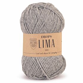 DROPS Lima Mix - 9015 grijs - Wol & Garen