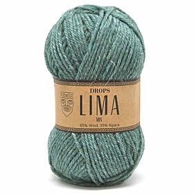 DROPS Lima Mix - 9018 zeegroen - Wol Garen 1