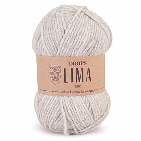 DROPS Lima Mix - 9020 parelgrijs - Wol & Garen