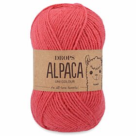 DROPS Alpaca 9022 koraal (Uni Colour) - Wol Garen