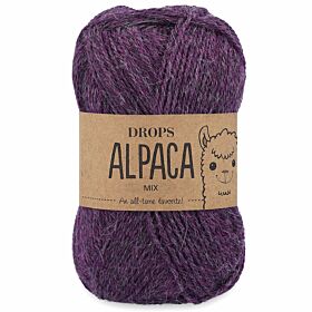 DROPS Alpaca 9023 paarse mist (mix) - Wol Garen