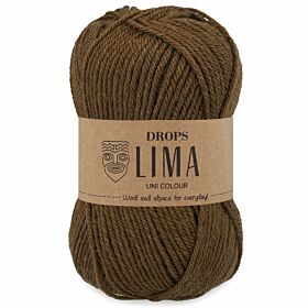 DROPS Lima 9026 kastanjebruin (Uni Colour) - Wol Garen