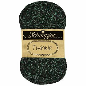 Scheepjes Twinkle 903 zwart - Katoengaren met Lurex Glitterdraad
