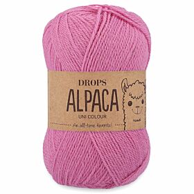 Drops Alpaca 9034 rozenblad / felroze (Uni Colour) - Wol Garen