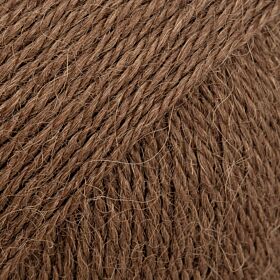 DROPS Alpaca Uni Colour - 9042 hazelnoot - Wol Garen 1