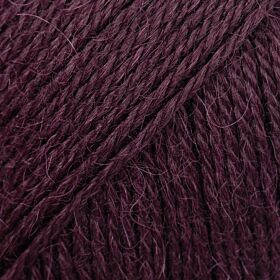 DROPS Alpaca Uni Colour - 9044 donkere druif - Wol Garen 1