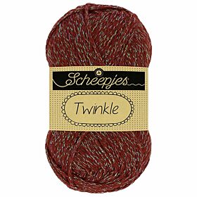 Scheepjes Twinkle 906 roest - Katoengaren met Lurex Glitterdraad