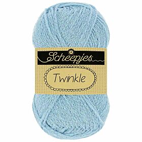 Scheepjes Twinkle 907 hemelsblauw - Katoengaren met Lurex glitterdraad