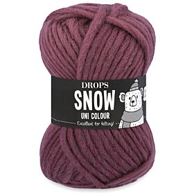 DROPS Snow / Eskimo Uni - 91 druif - Wol Garen 1