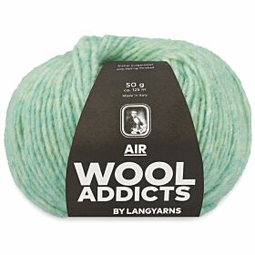 WoolAddicts Air 91 mintgroen / bleekgroen - Merinowol Garen