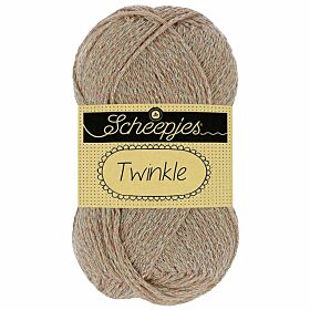 Scheepjes Twinkle 914 beige - Katoengaren met glitterdraad lurex