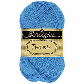 Scheepjes Twinkle 917 lichtblauw - Katoen glittergaren met Lurex draad