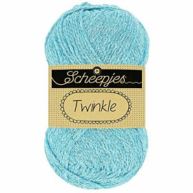Scheepjes Twinkle 919 babyblauw / pastelblauw - Katoengaren met Lurex Glitterdraad